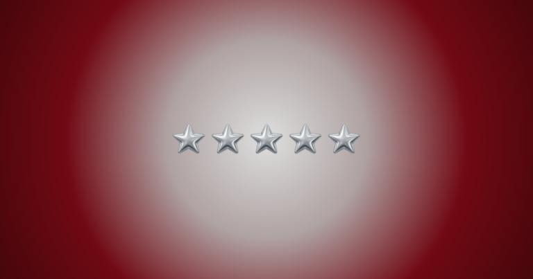 Chromestil 5 Sterne